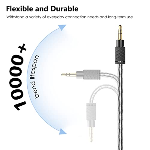 Millso Headphone Splitter, Male To 2 Female 3.5 Mm Splitter Trs Stereo 3.5Mm Audio Splitter Jack Headphones Adapter For Dual Headphones/Speakers To Smartphone, Mp3, Laptop, Tablet, Pc - 8Inch Black #TOP4