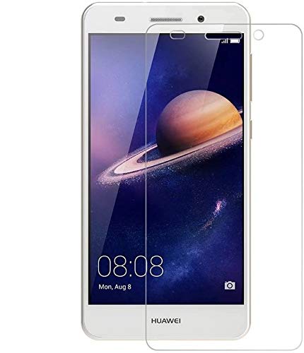 REY Protector de Pantalla para Huawei Y6 II 2016 Cristal Vidrio Templado Premium