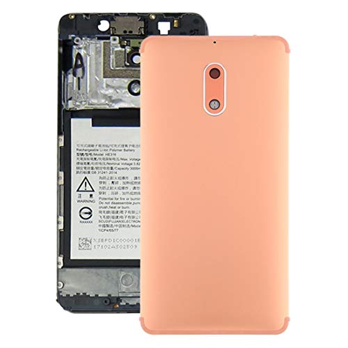 Batterie supérieure couverture arrière Nokia 6 TA-1003 lentille caméra et boutons or