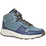  Hi-Tec Botas Casuales de Hombre Sierra Re:Flex Trail Mid,Calzado Moda con Membrana Impermeable,Zapatilla Sneakers (Dark Navy/Stormy Weather, Numeric_42)