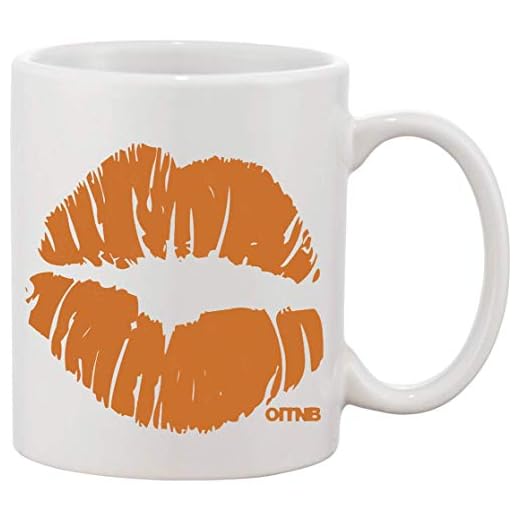 Tv Series - Tazza in ceramica con bacio arancione