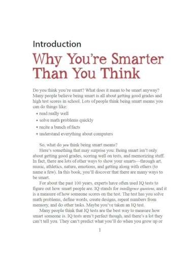 You're Smarter Than You Think: A Kid's Guide to Multiple Intelligences