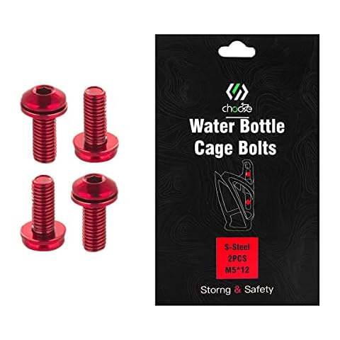 Chooee Water Bottle Cage Screws M5 x 12mm Cover