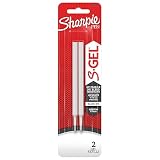 SHARPIE S-Gel Gel-Ink Pen Refill, Medium Point, Black Ink, 2/Pack (2096168)