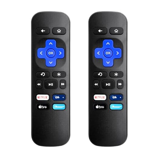 Controle remoto de substituição compatível com Roku Express, para Roku Box, para Roku Player, Roku Premiere, compatível com Roku 1/2/3/4 (HD, LT, PP, XD). (não serve para Roku Stick e Roku TV) (pacote com 2)