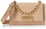 100 % Kalbsleder. ZAC Zac Posen Damen Earthette Top Handle Shoulder Umhängetasche, weizenfarben, Einheitsgröße