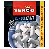 Venco Schoolkrijt 330g XXL I Schulkreide Lakritz aus Holland I Niederlande I süße weiche Lakritze mit knuspriger Hülle I Anis I Salmiak