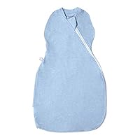 Tommee Tippee Grobag Newborn Sleep Easy Swaddle, Blue Marl, 0-3 Months