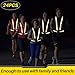 Hercicy 24 Pcs Reflective Running Vest Reflective Running Shirt with Safety Straps High Visibility Construction Vest for Night Cycling Hiking Jogging Dog Walking (Yellow)