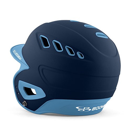 Boombah DEFCON Batting Helmet Navy/Columbia Blue - Size Junior 6 1/4\" - 7\" - Thumbnail 3