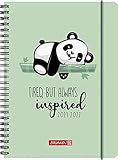 buchkalender a5 1 woche 1 seite Größe: A5, 14,8 x 21 cm BRUNNEN 1072155032 Schülerkalender 2021/2022 (18 Monate) „Panda“ 2 Seiten = 1 Woche, Blattgröße 14,8 x 21 cm, A5, PP-Einband