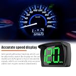 Ankuee Car HUD Digital Speedometer, KMH USB Cable Head up Speed Gauge with LED Large Front Display & USB Charger, Plug and Play Automotive Speed Meter, Universal for Motorcycle SUV Truck (MP/H) - Image 4