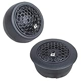 20 mm High-Quality Seidenkalotten-Hochtöner mit Einbauzubehör; Belastbarkeit: 40 W RMS / 70 W Max.; 20 mm Seidenkalotten-Hochtöner; Beschichtete Seidenkalotte; Variables Ein- und Aufbaugehäuse; Ferrofluid Kühlung; Neodym Magnet; Inhalt: 1 Paar (2 Stück)