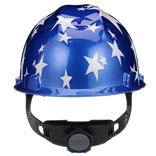 MSA 10052945 American Freedom Series V-Gard Slotted Protective Cap, American Stars & Stripes - Thumbnail 4