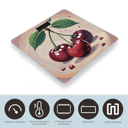 Báscula Digital de Baño FekiLoot con Plataforma Amplia miniatura 3