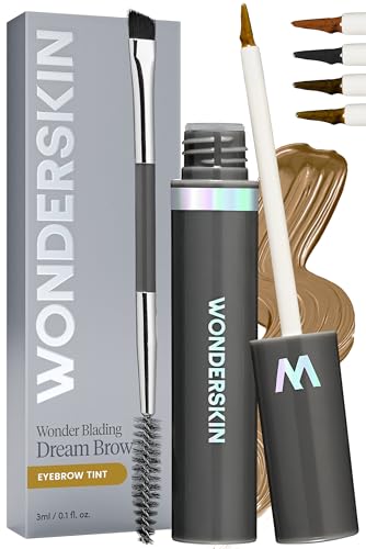 Wonderskin Dream Brow Eye Brow Gel Long Lasting Eyebrow Gel Water-resistant Transfer Proof Tinted Filler Eyebrow Mascara (Blonde)