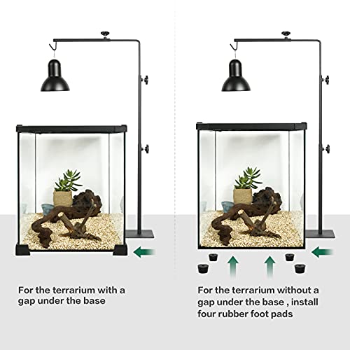 BETAZOOER Reptile Lamp Stand Adjustable Floor Light Holder Stand Landing Lamp Stand Bracket Metal Lamp Support for… - Image 6