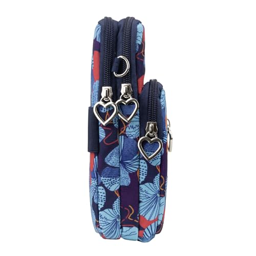 Image of JANKS Small Crossbody Bag for Women - Mini Phone Purses with Crossbody Strap and Wallet - Nylon Arm Bag