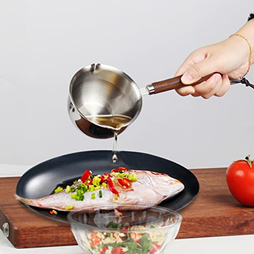 Casserole en acier inoxydable poli pour réduction de sauce - 2