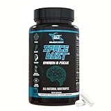 8-in-1 Premium Nootropic Brain Supplement – Focus, Energy & Mood Support – Brain Fog Relief & Reaction Time – with TeaCrine, L-Theanine, L-Tyrosine, Mucuna & More Natural Ingredients – Space Dust