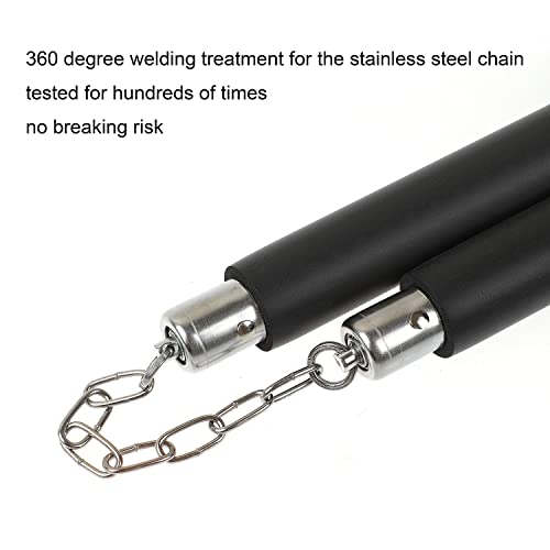 Realhunlee Nunchucks Safe Foam Rubber Training Nunchucks Nunchakus For Children Kids & Adults Practicing Self Defense 2 Pack #TOP3