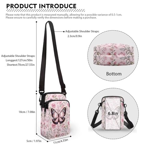 Image of Lightweight Small Crossbody Bags Cell Phone Purses Travel Pouch Shoulder Bag for Women