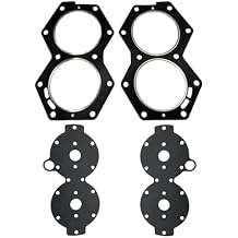 2 Set Cylinder Head and Cover Gasket Compatible with V4 Engines 88 90 100 110 115 140 Models 318358 0777379 777379