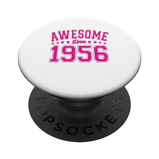 Impresionante desde 1956 Cumpleaños Impresionante Vintage PopSockets PopGrip Intercambiable