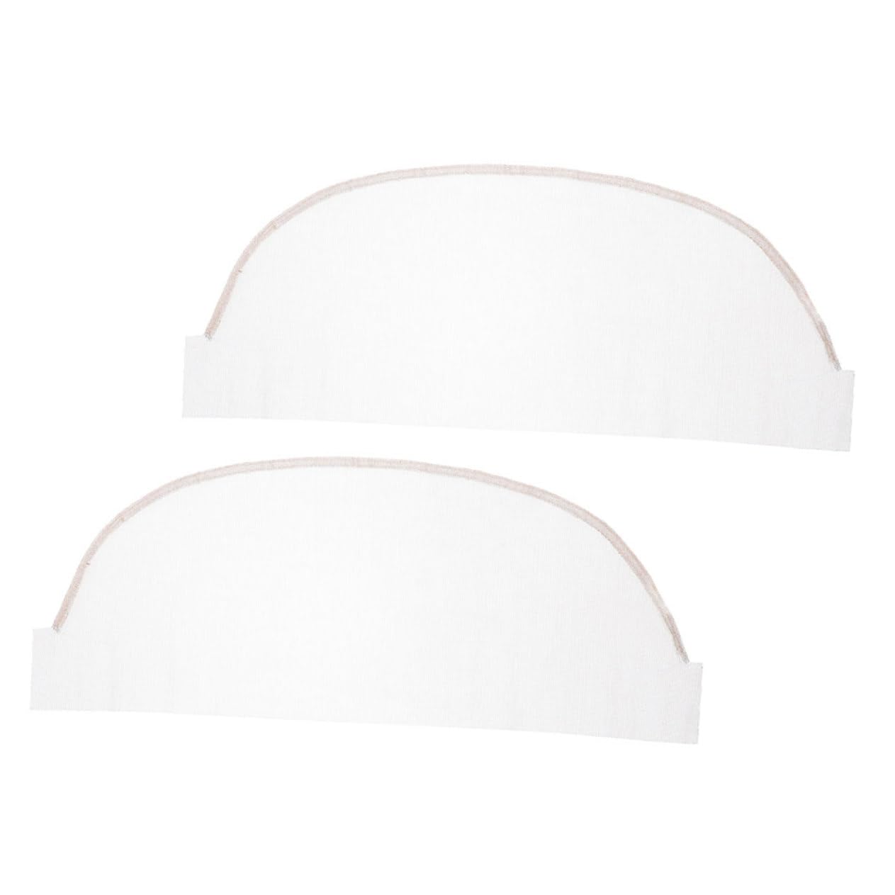 Beatifufu Diy Wig Making Essential: 2pcs Soft Lace Net Wig Closure Base Frontal Wig Net for Weddings