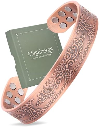 MagEnergy 99,99 % cuivre pur 3500 gauss thérapie magnétique pour ...