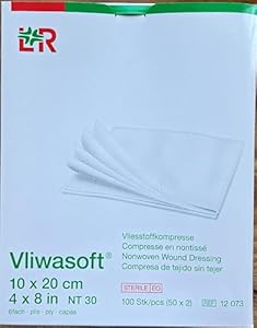 Vliwasoft Vlieskompressen 10x20 cm Steril