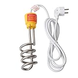 Calentador de inmersión de 2 m, 3000 W, resistencia de agua de 3000 W, calentador de agua portátil, manguera en espiral de inmersión, calentador de ag
