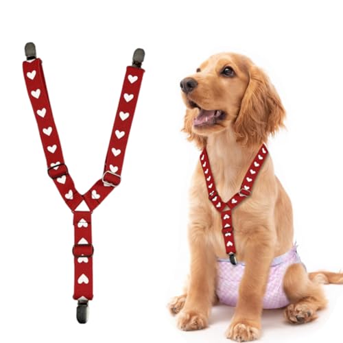 KEMUZ hundewindeln Clip hundewindel Pet Soft Hundewindel-Hosenträger,Hunde-Hosenträger, Hunde-Windelgeschirr, Hosenträger für Windeln, Damen, Welpen-Hosenträger, Bauchbänder, Haustier-Kleidung (C)