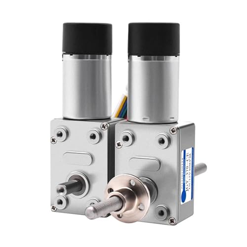 Moteur à vis sans fin 4632-370 double arbre DC 12V 66rpm rotatif torque robuste