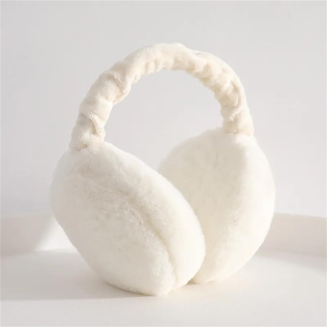 Soft Plush Ear Warmer Winter Warm Earmuffs For Women Men Solid Color Outdoor Cold Protection Ear-Muffs