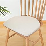 Doux et confortable : Ce coussin de chaise en mousse haute densité est doux, respirant et confortable. La texture linéaire unique du tissu ajoute une touche d'élégance à ce coussin uni