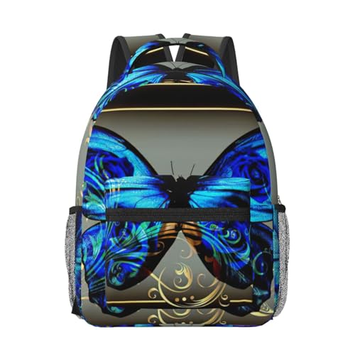 Sac à dos cabine papillon bleu EdWal pour voyager léger et travailler