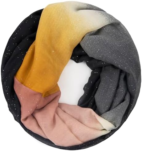 Glamexx24 Damski szal lekki, długi szal typu komin, chusta w wielu kolorach