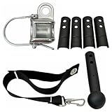 SUMERIANS TARTUF Bike Trailer Hitch and Replacement Ball Head for Thule Chariot Child Trailers Could Convert Other Hitch System to Ball Cup System (Ball Cup Strap Kit)