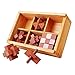 Rachlicy Kongming Wooden Lock LUBAN LUBAN Lock CROSIER BOÎTE Cube BOÎTE BOÎTE en Bois Puzzles Set des Jeux 3D Jigsaw Joueurs EDUCTIONNELLEMENT pour Enfants ET des Teens 6PCS 6PCS