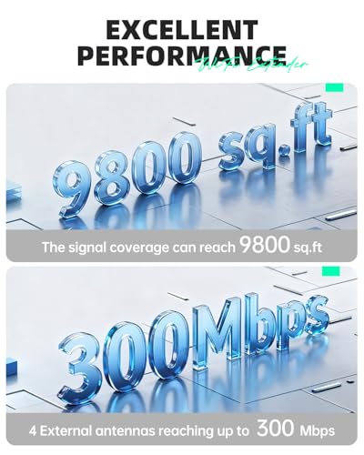 Image of 2025 WiFi Extenders Signal Booster for Home Long Range Up to 9800 sq. ft & 40 Devices, WiFi Extender Signal Booster, Quick Setup-Medium, Internet Repeater, WiFi Extender