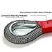 Tow Rope 4 Meter 3T 20mm Car Tow Rope Off Road Vehicle Tow Hook Tow Strap Reliable Wear-Resistant Vehicle Accessories with U-Hook+Reflective Tape Easy to Carry