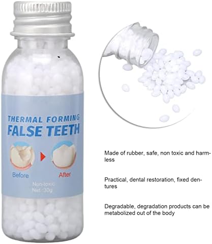 Dental Care Kit Glue for Repair Missing and Broken Teeth, Safe Material Tooth Repair Glue for Dental Restoration, Ease of Use(30g)