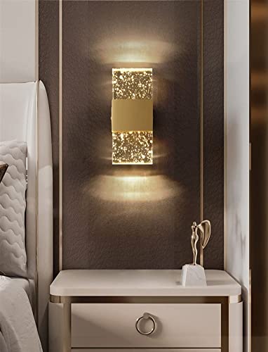 Lámpara LED de pared transparente WQHPLMD para salón y estudio moderno 4