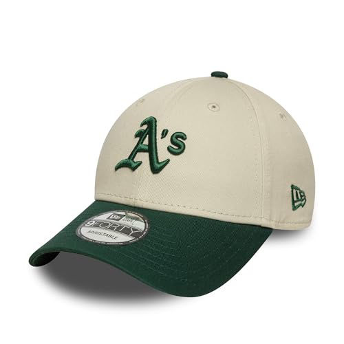Casquette New Era 9Forty Oakland Athletics Beige : couvre-chef MLB ajustable et casquette de baseball