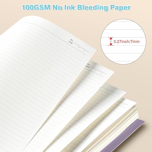 Image of Spiral Notebook 8.5 inch x 11 inch, 5 Subject Notebooks College Ruled with Dividers