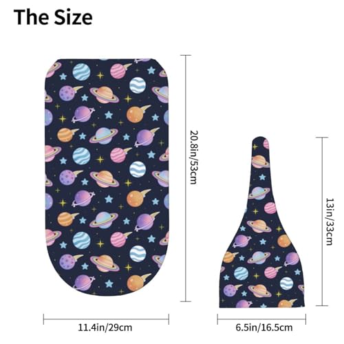 Image of Space Swaddle Blanket with Hat for Baby, Swaddling Space Planet Theme Baby Stuff