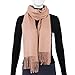 TUSHUSTY Scarf for Women Winter Pashmina Feel Shawl Wraps Softest Warm Blanket Oversized Scarves Evening Dress Wraps Tan