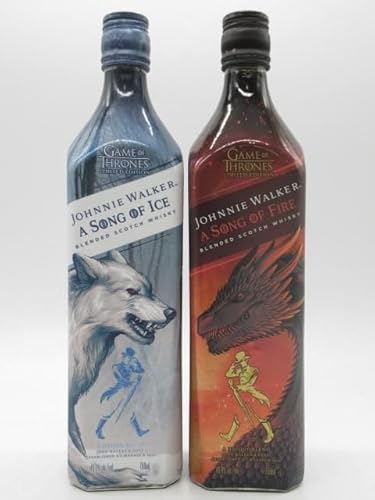 ジョニーウォーカー ア ソング オブ アイス&ファイア (氷と炎の歌) 並行品 750ml×2本セット ■ゲーム オブ スローンズとのコラボ作