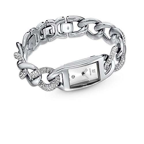 Swarovski Damen-Uhren Analog Quarz One Size Silberfarben 32012332